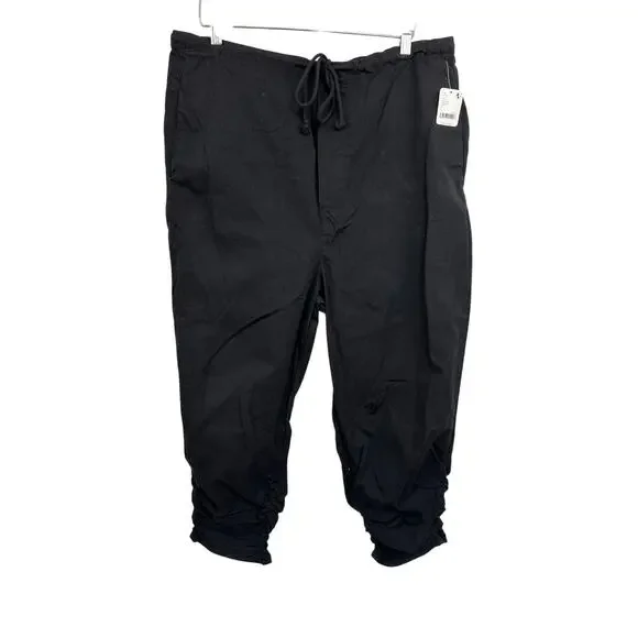 Free People New Light Parachute Pants Black Size Large NWT - Picture 4 of 13